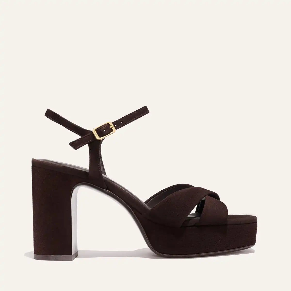 The Paloma Platform - Espresso Suede