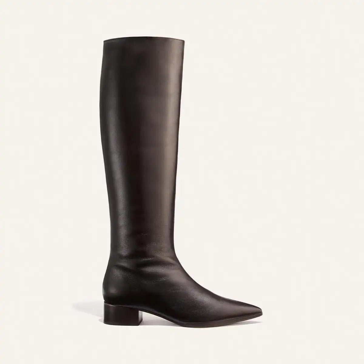 The Hayes Knee-High Boot - Dark Chocolate Calf