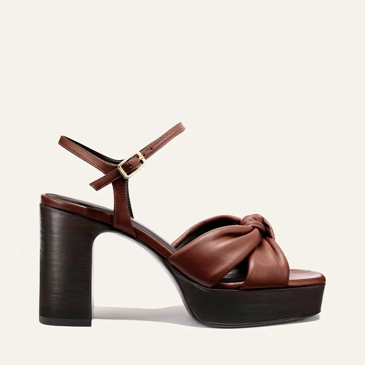 The Sabine Platform - Brandy Glove Nappa