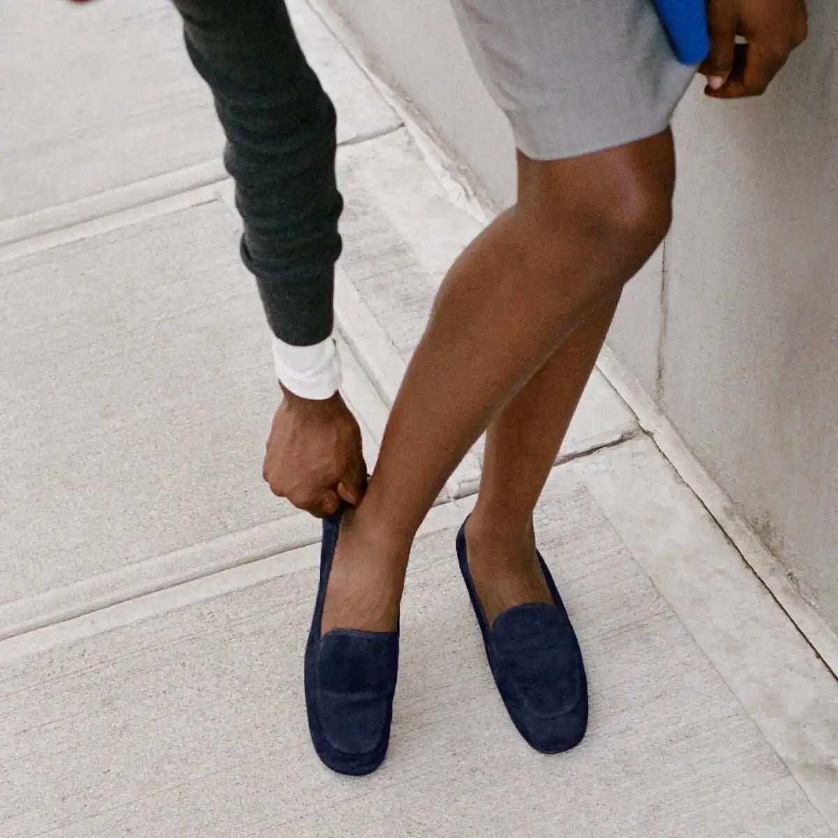 The James Loafer - Indigo Suede