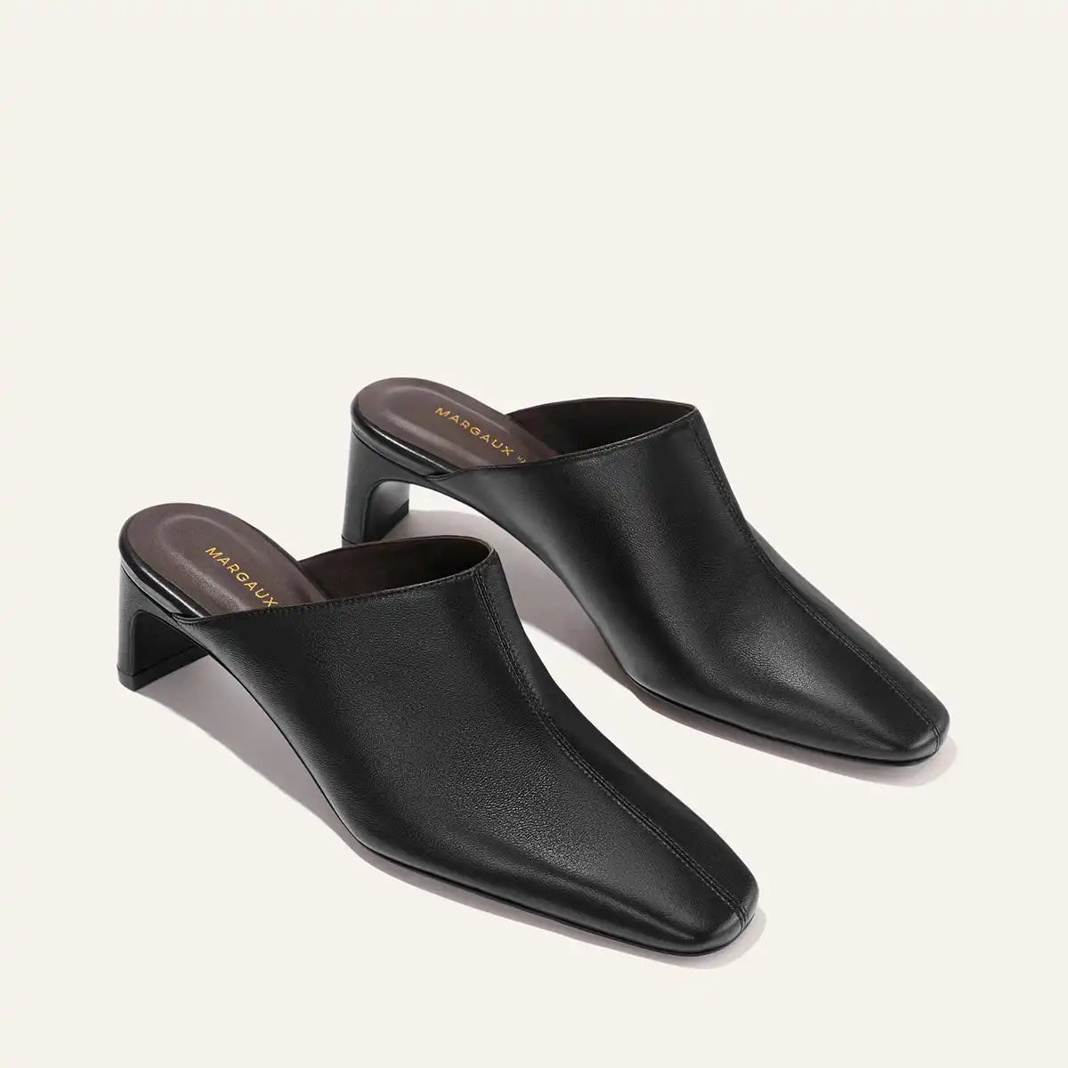 The Brera Mule - Black Nappa