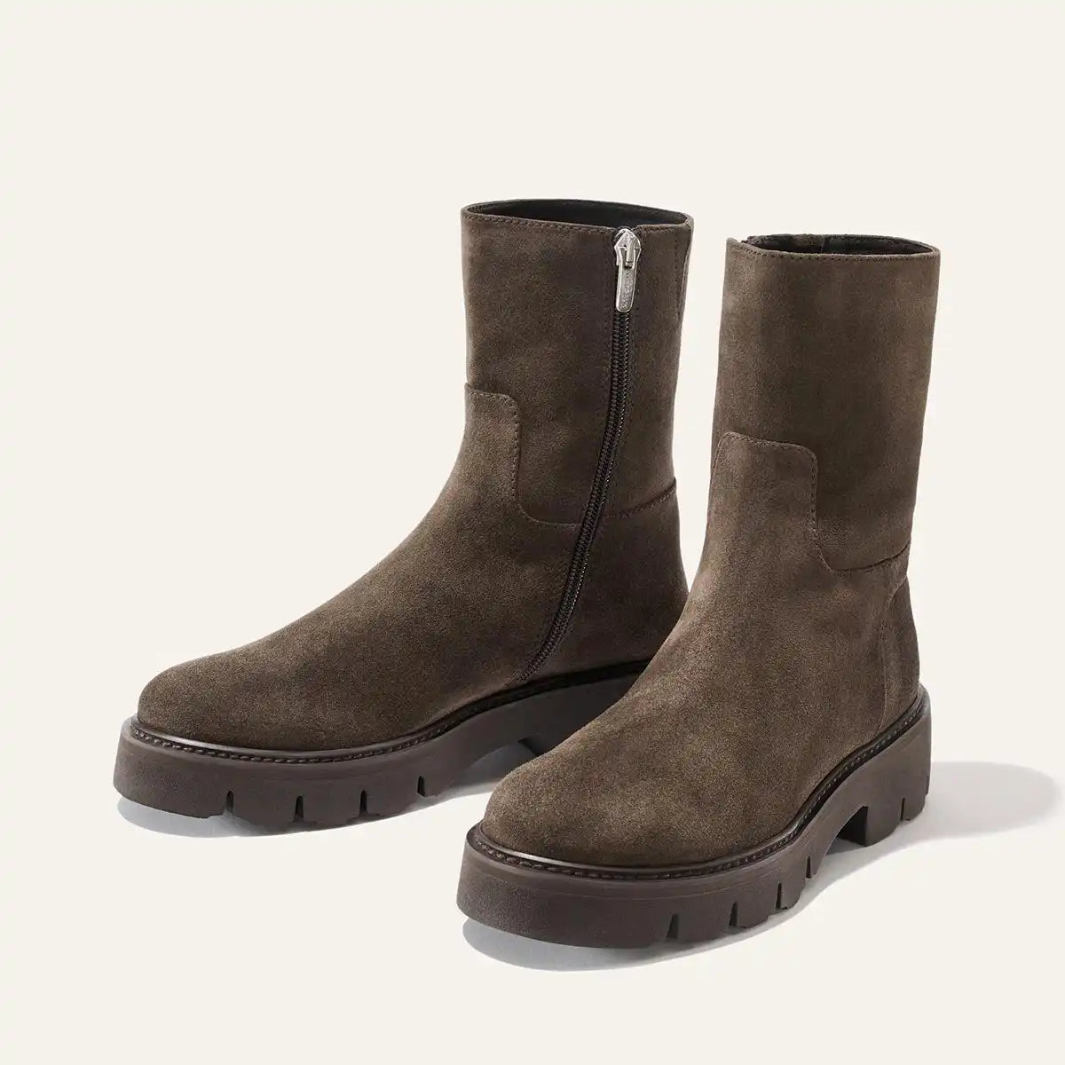 The Wells Boot - English Brown Suede