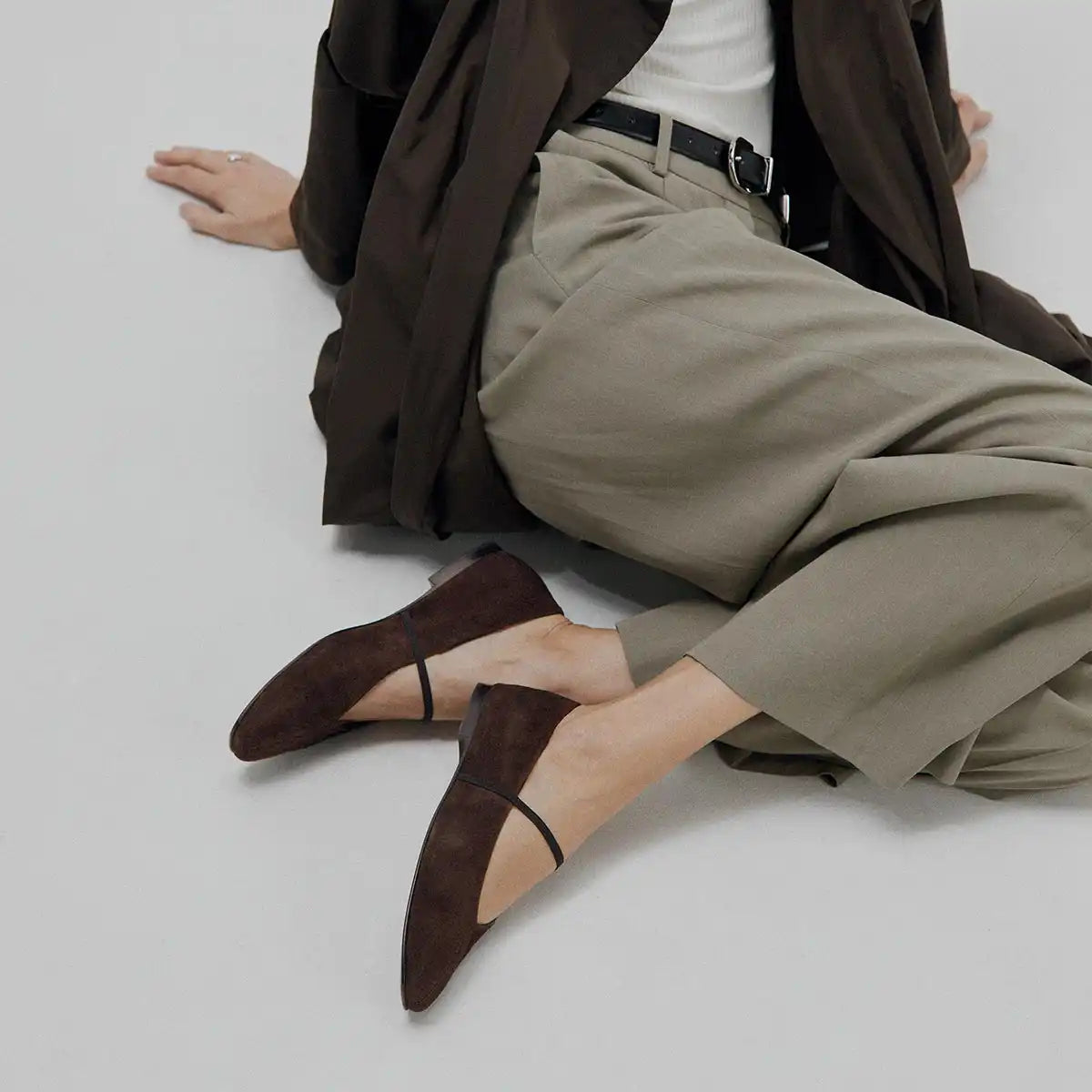 The Phoebe - Espresso Suede