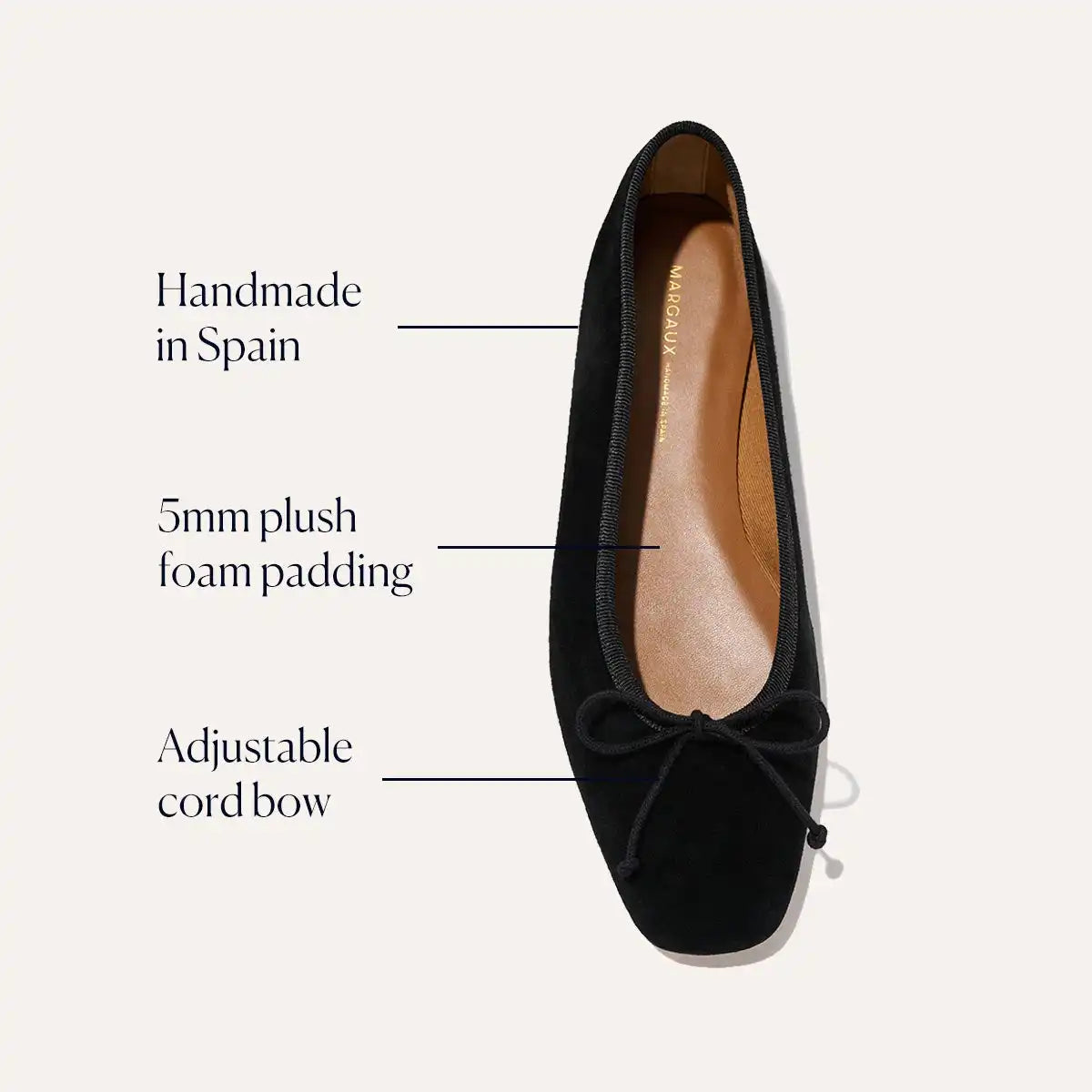 The Fonteyn - Black Suede