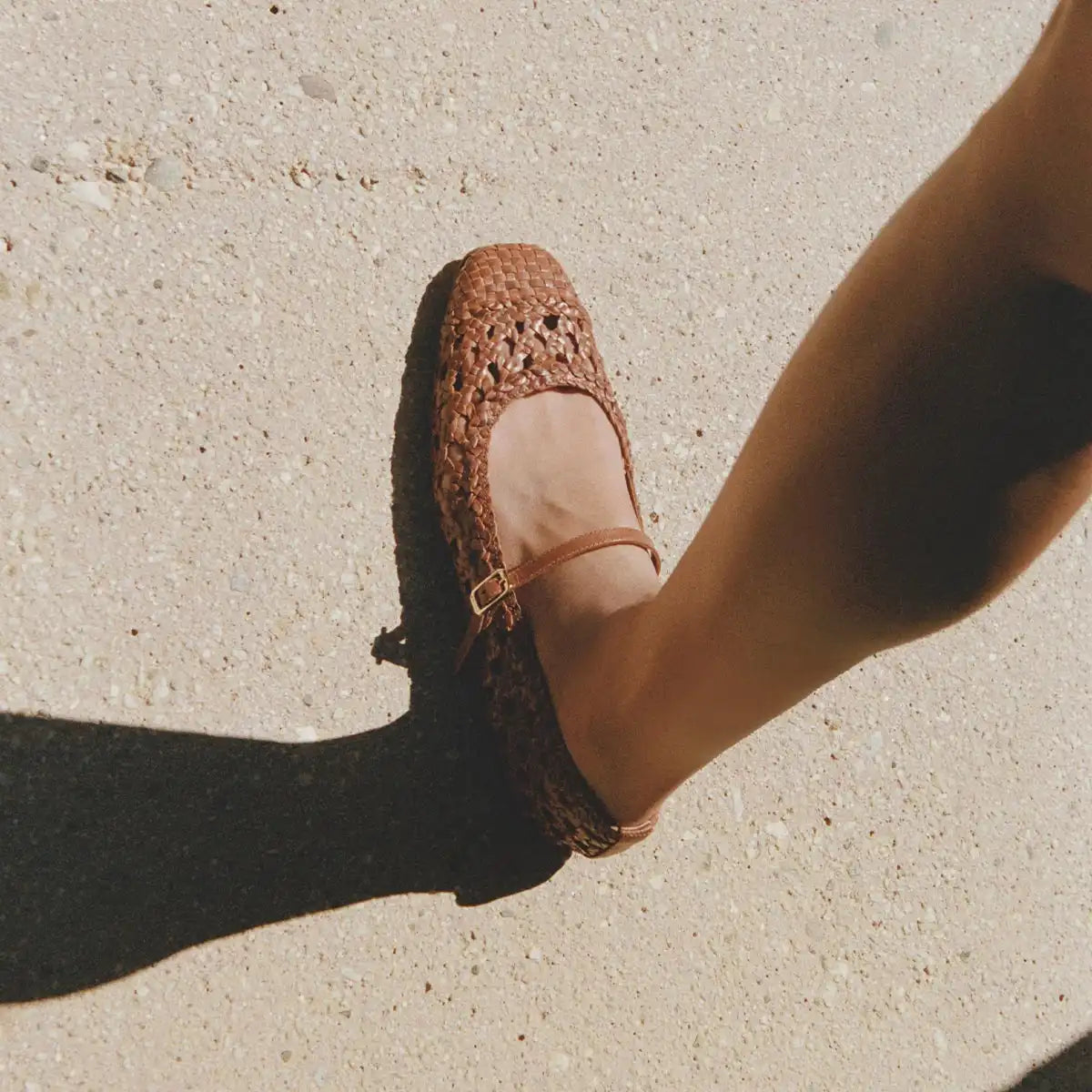 The Fonteyn Jane - Saddle Woven Leather