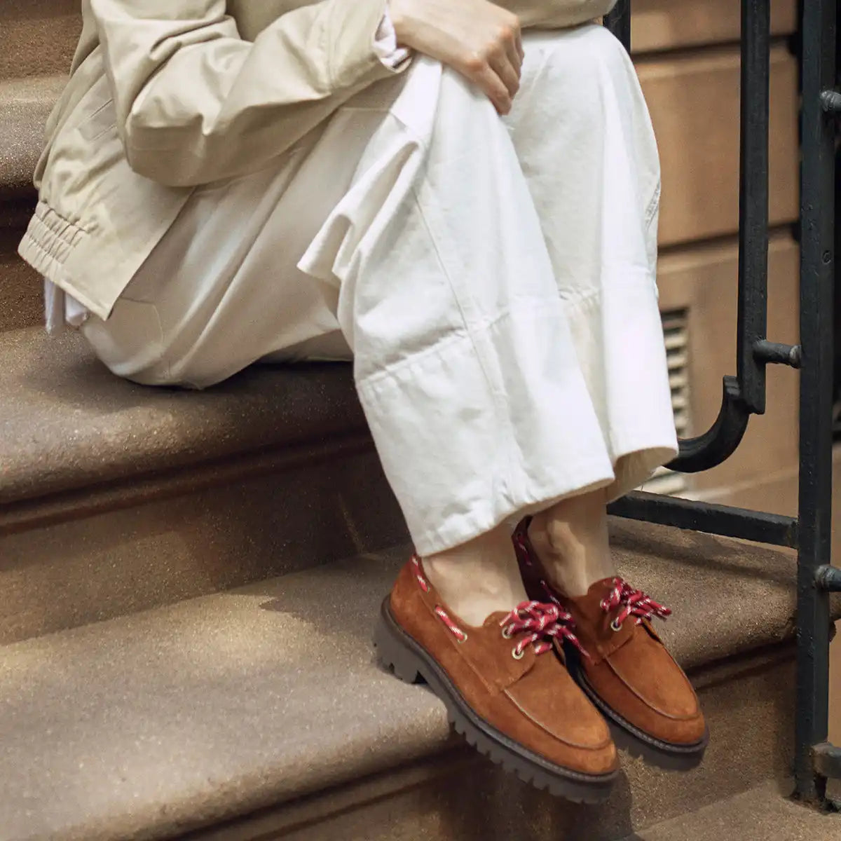 The Marine Loafer - Saddle Suede