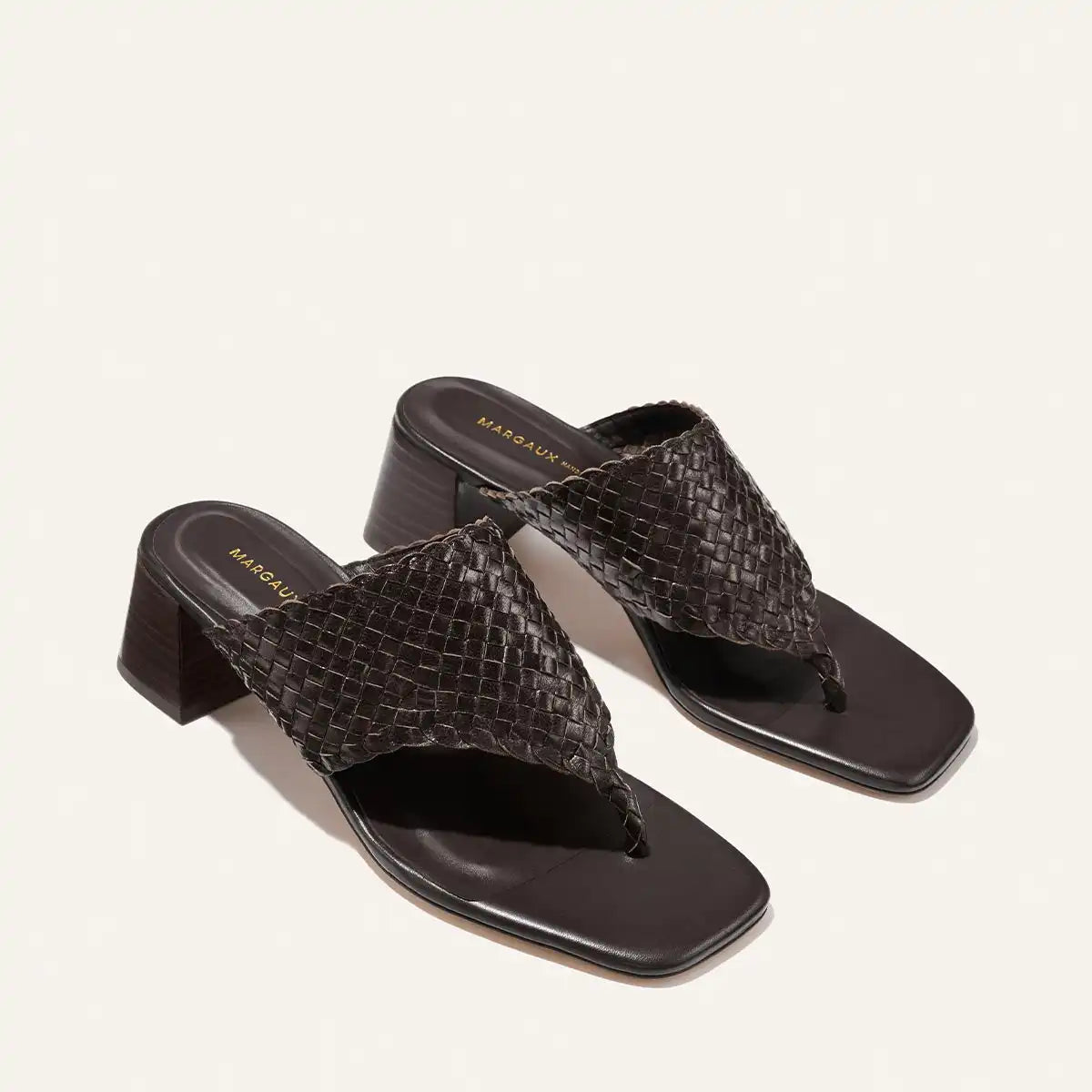 The Deia 50 - Espresso Woven Leather