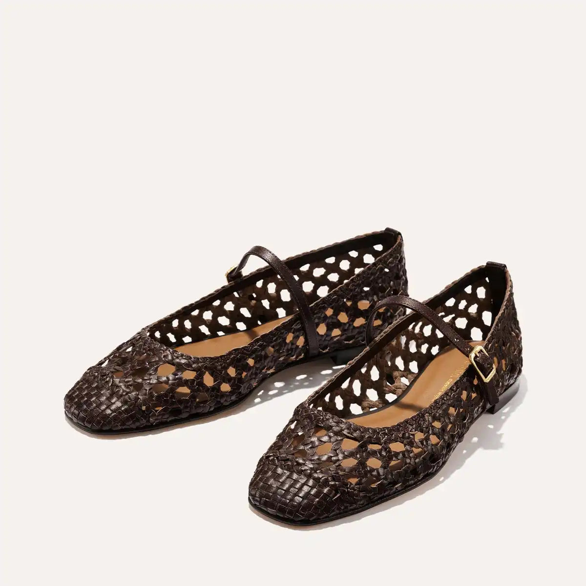 The Fonteyn Jane - Espresso Woven Leather