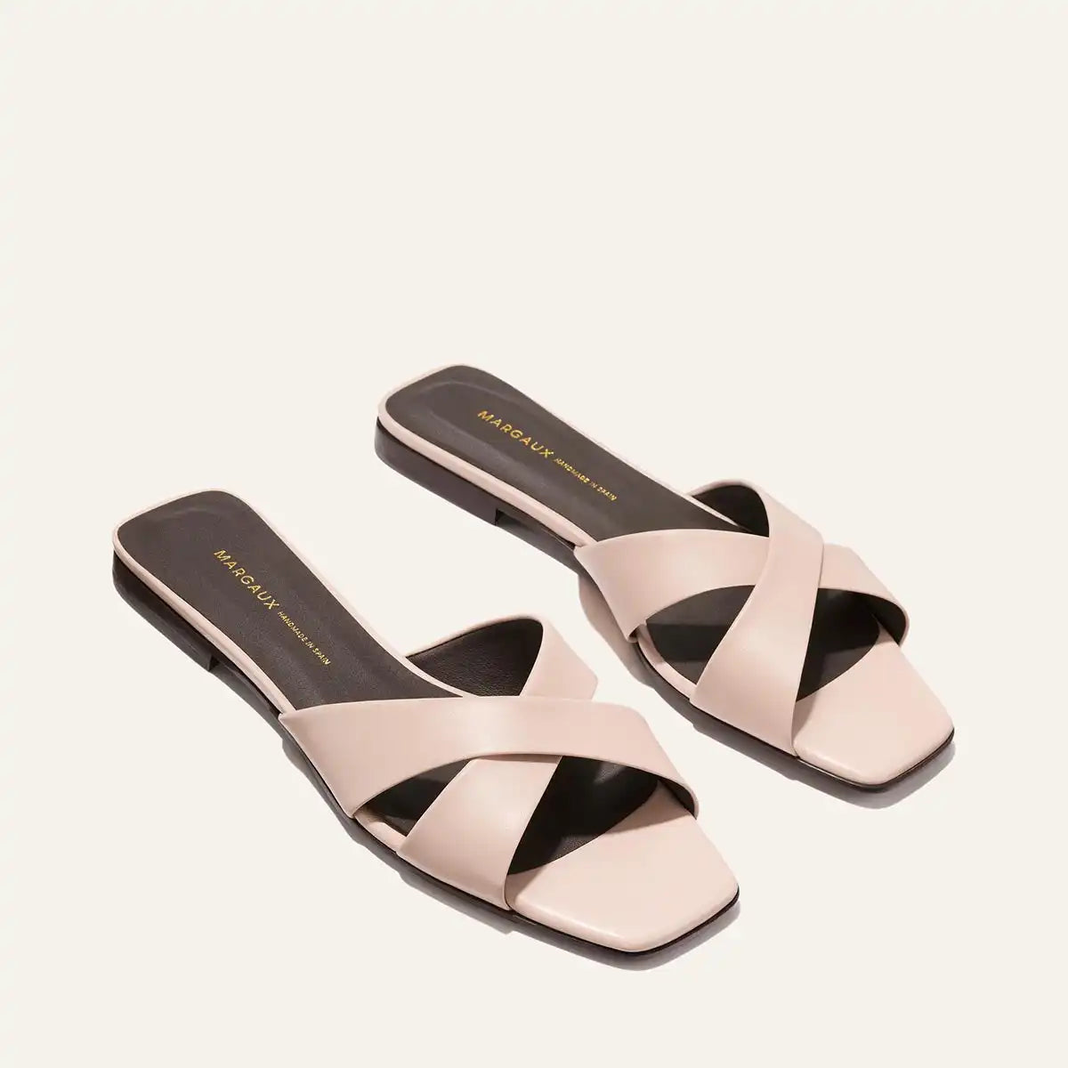 The Selene Flat Sandal - Petal Nappa