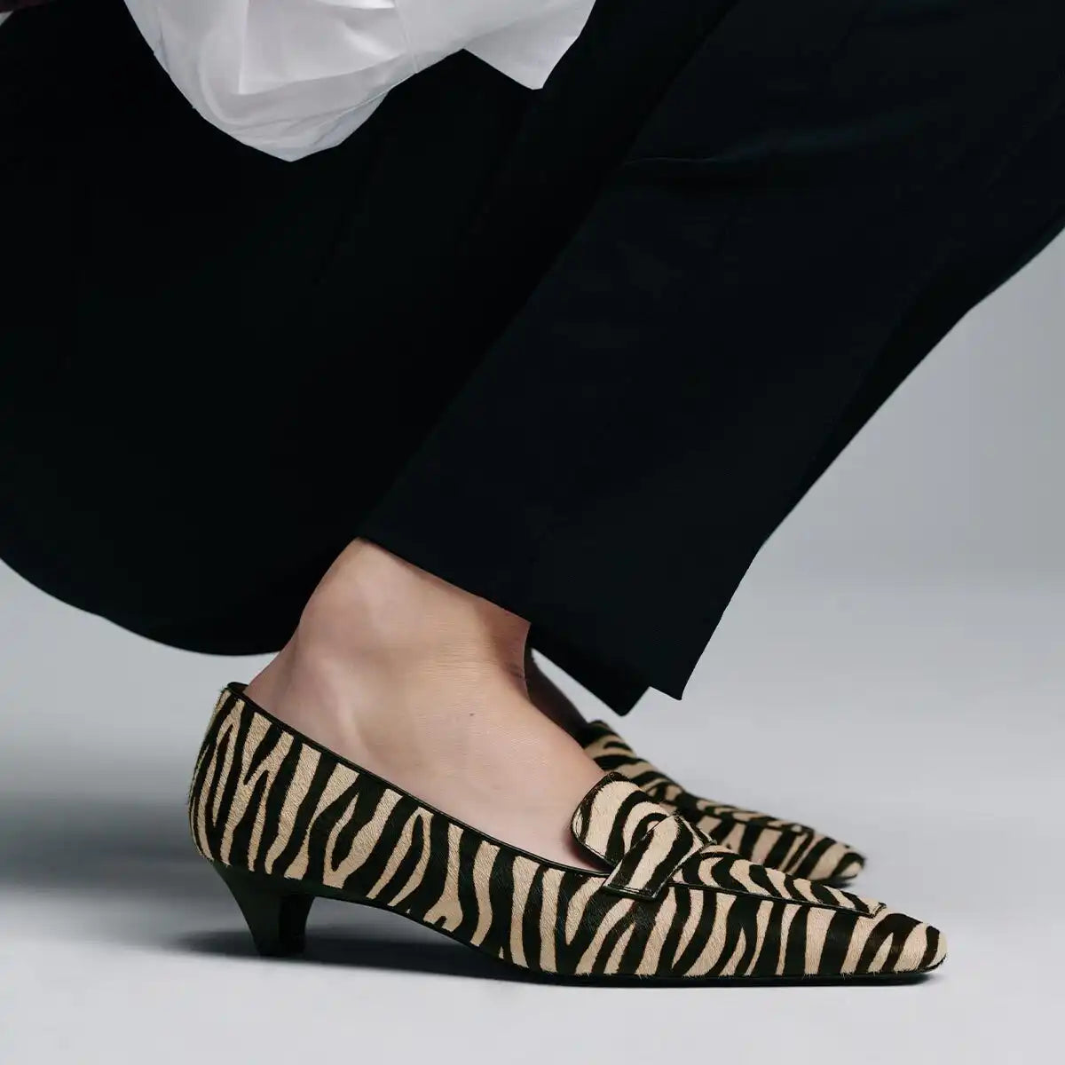 The Sigrid - Tan Zebra Haircalf