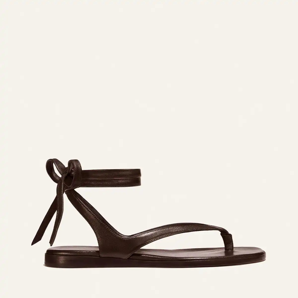 The Palermo Wrap Sandal - Espresso Nappa