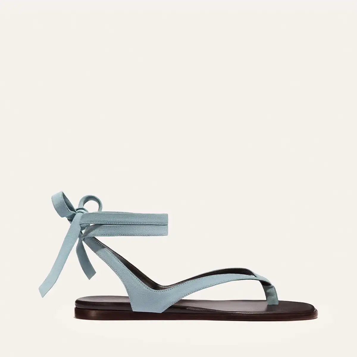 The Palermo Wrap Sandal - Ocean Suede