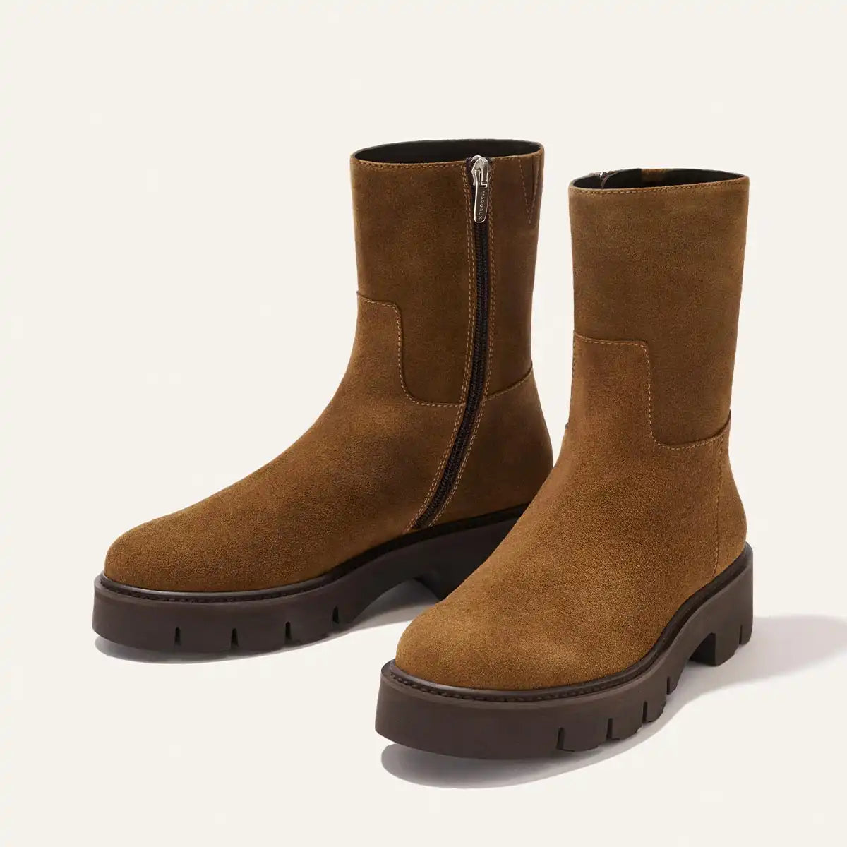 The Wells Boot - Cedar Suede