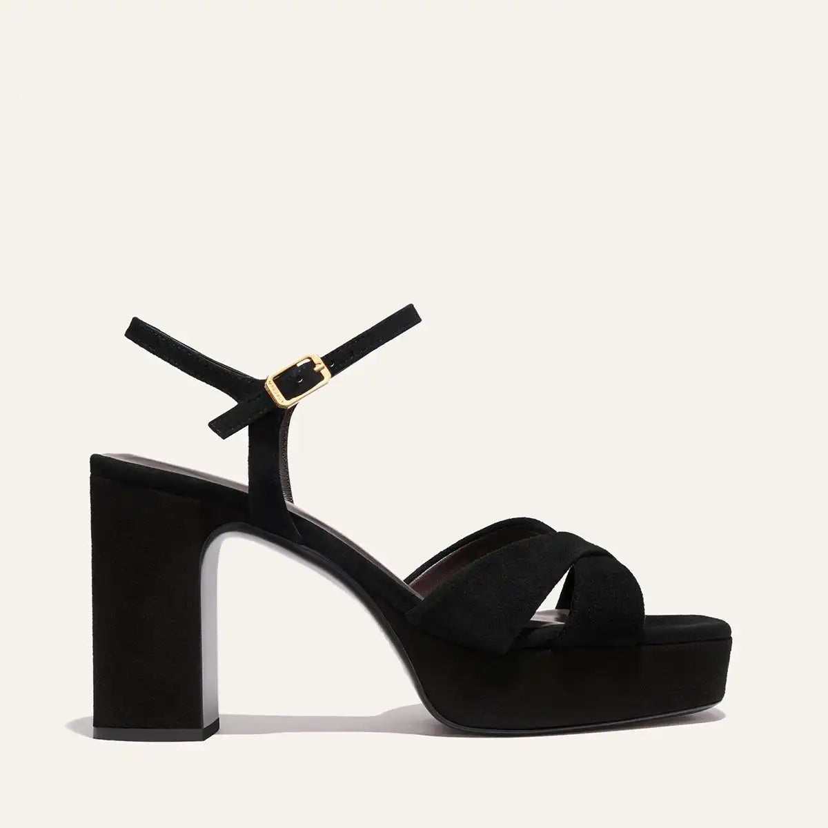 The Paloma Platform - Black Suede