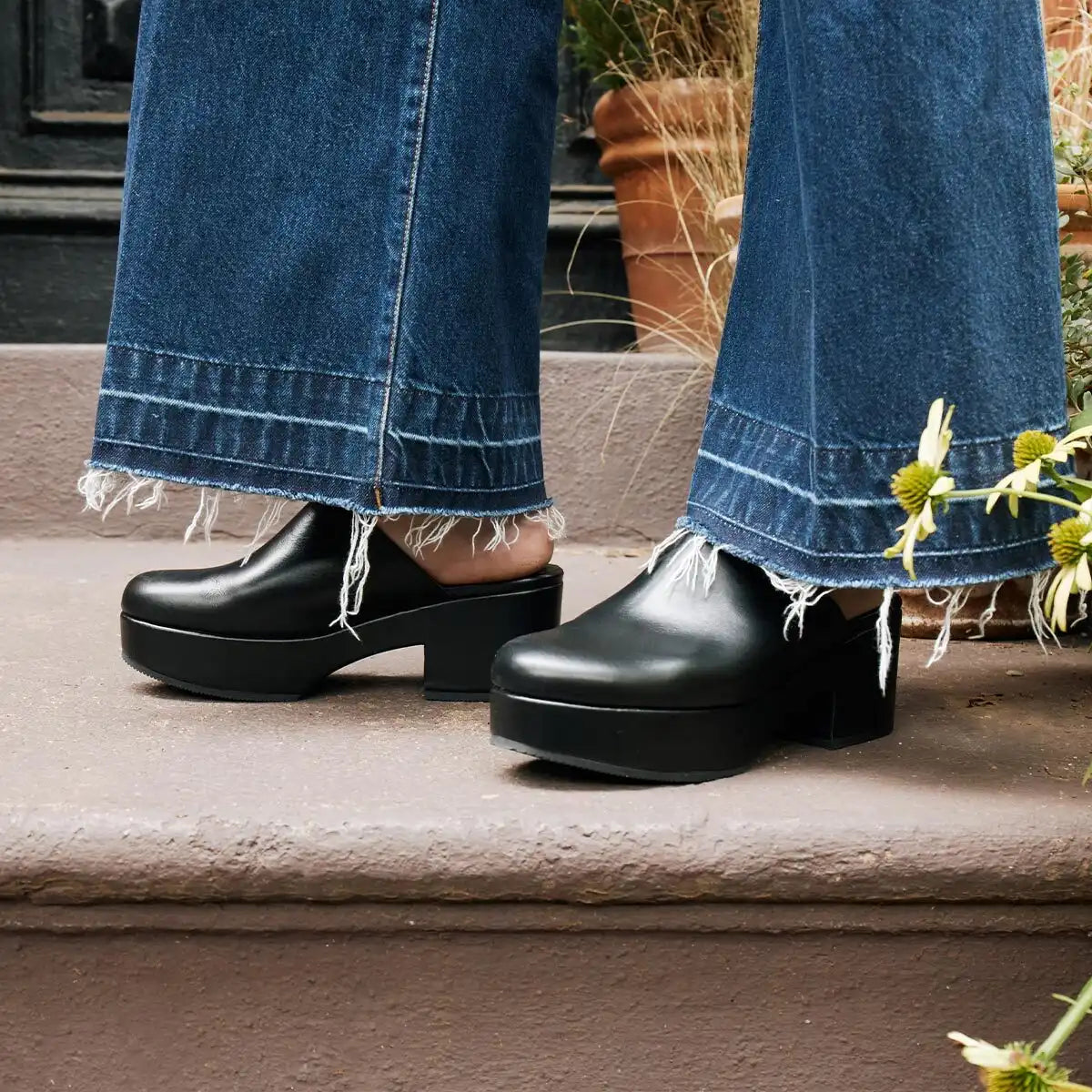 Alison Roman x Margaux: The Atlantic Clog - Black Calf