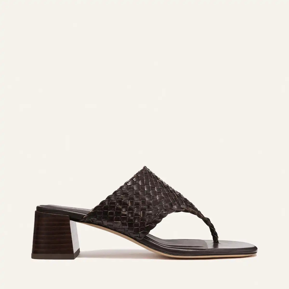 The Deia 50 - Espresso Woven Leather