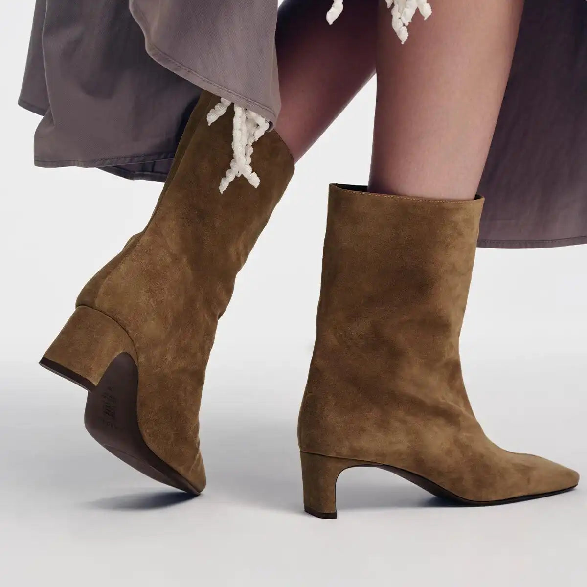 The Brera Boot - Driftwood Suede