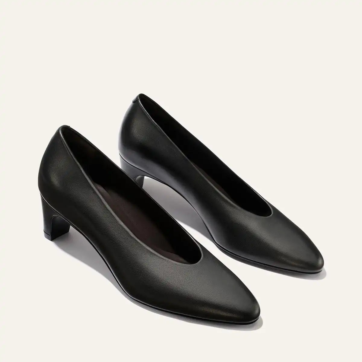 The Augusta Glove Pump - Black Nappa