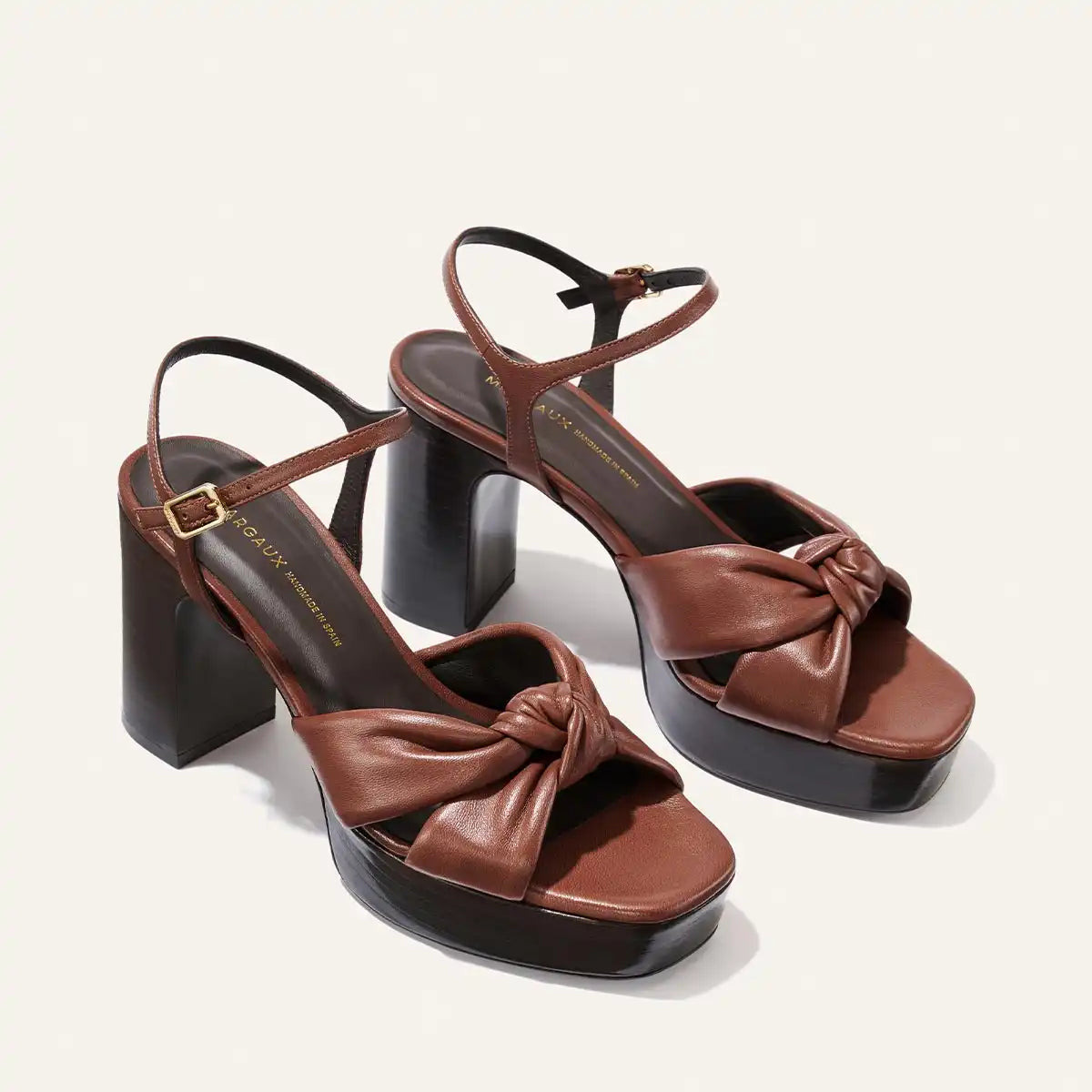 The Sabine Platform - Brandy Glove Nappa