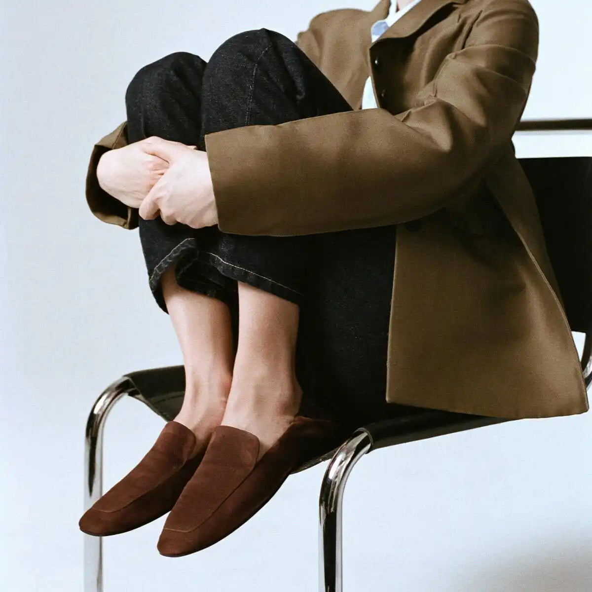 The Studio Loafer - Ganache Suede