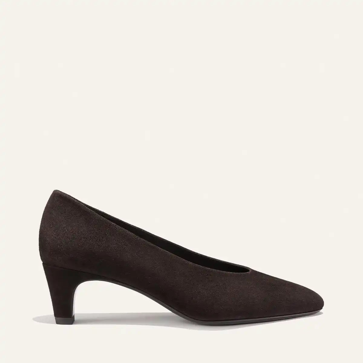 The Augusta Glove Pump - Molasses Suede