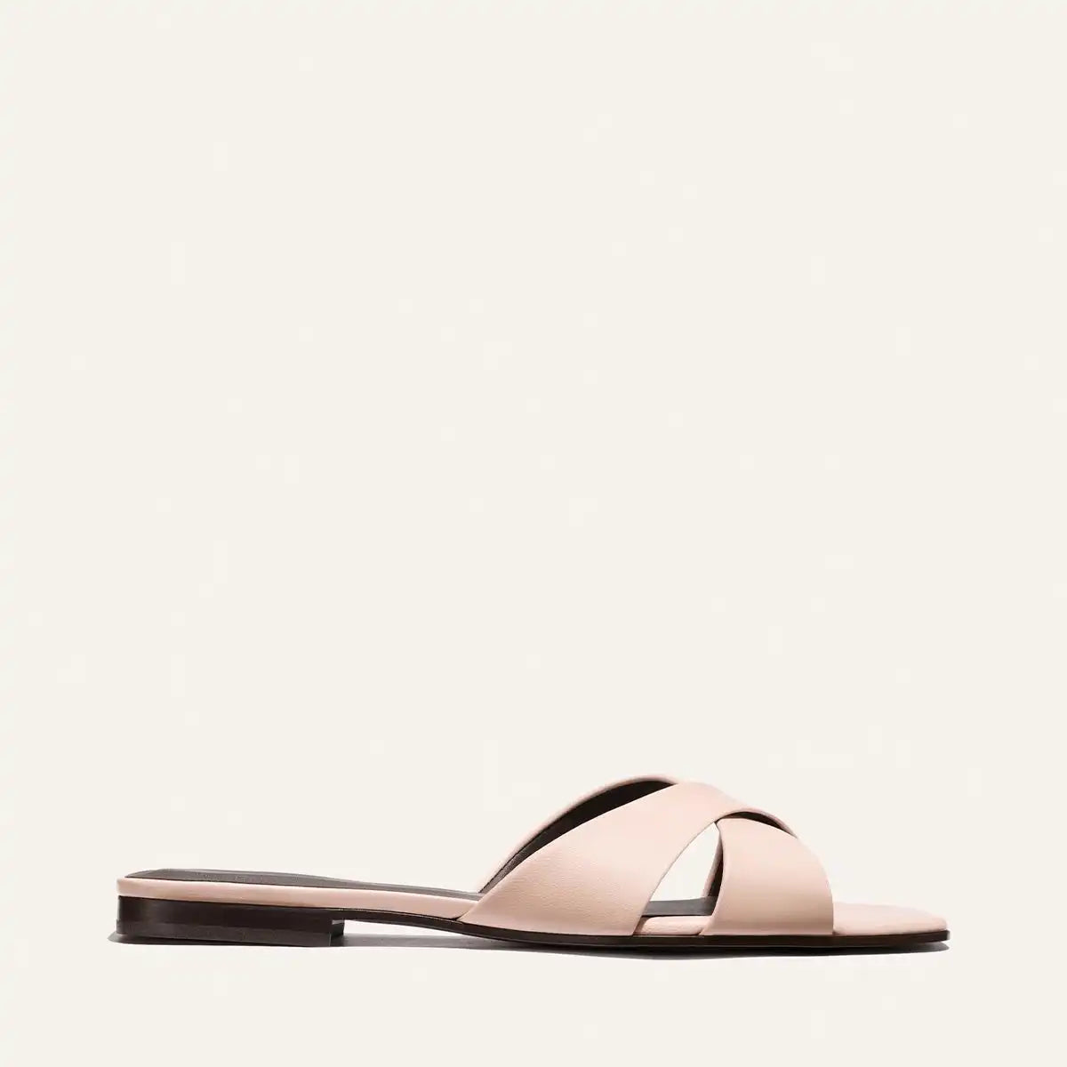 The Selene Flat Sandal - Petal Nappa
