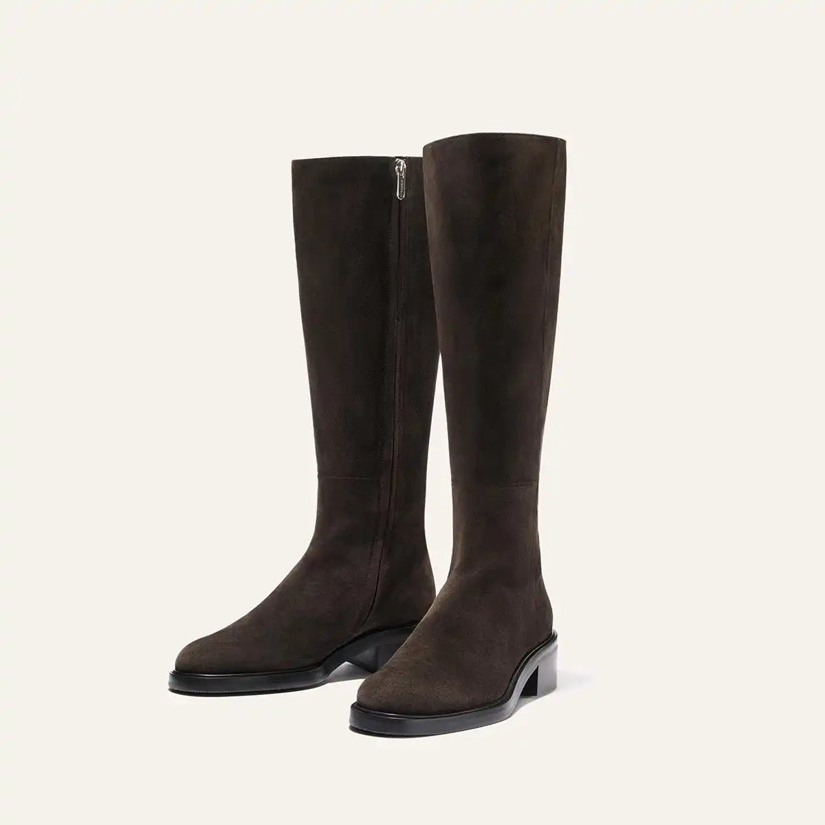 The City Boot - Dark Chocolate Suede