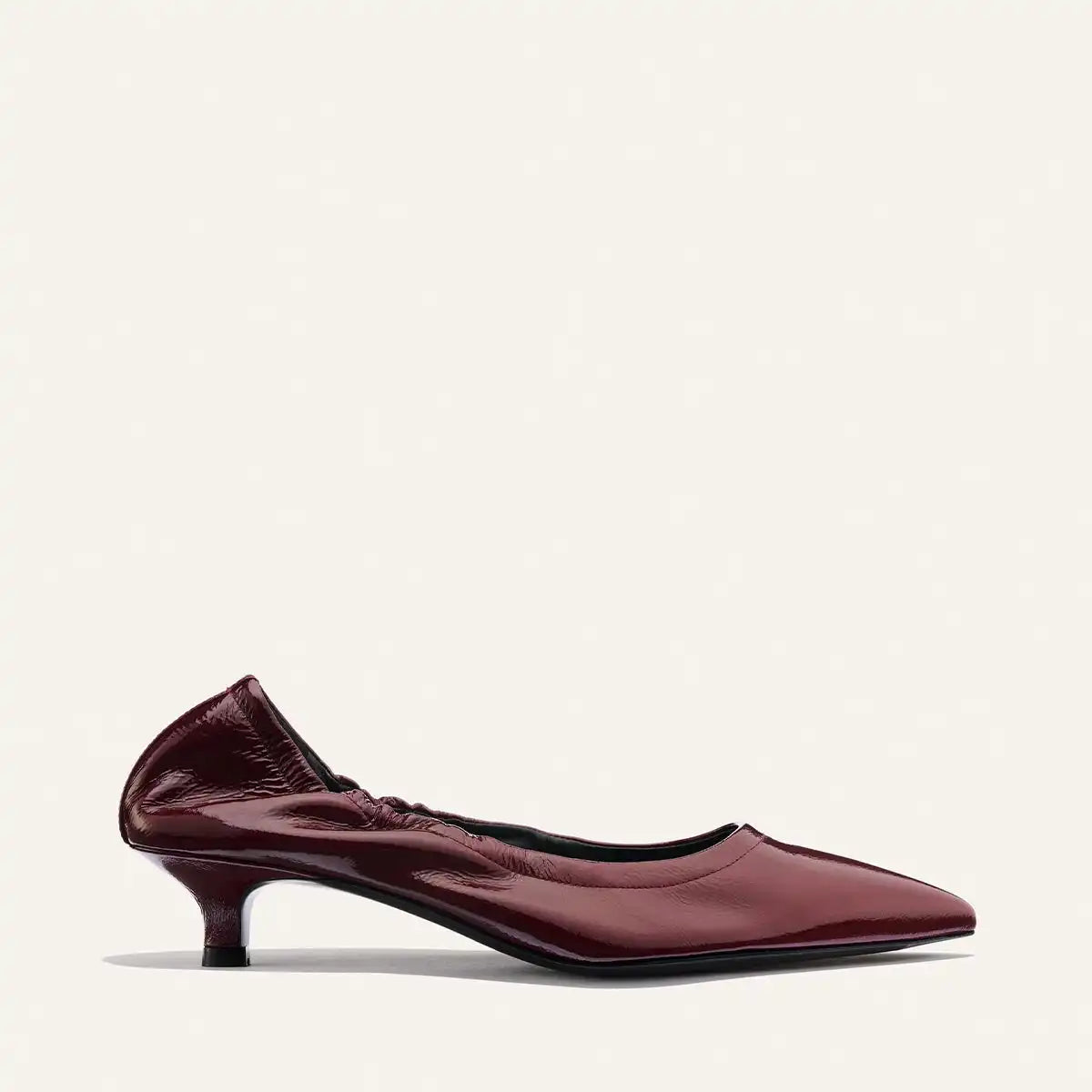 The Roma 40 - Merlot Crinkle Patent