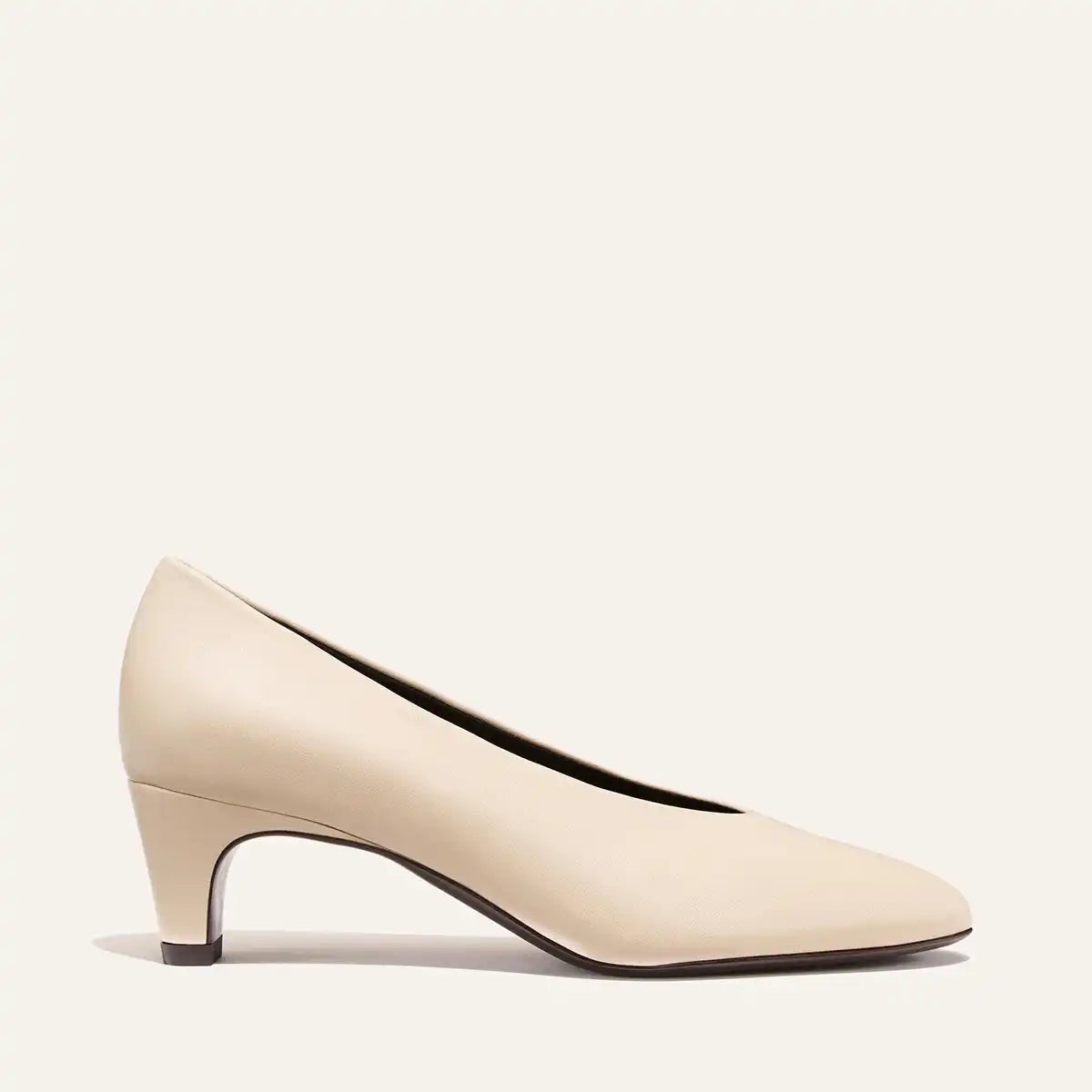 The Augusta Glove Pump - Bone Nappa