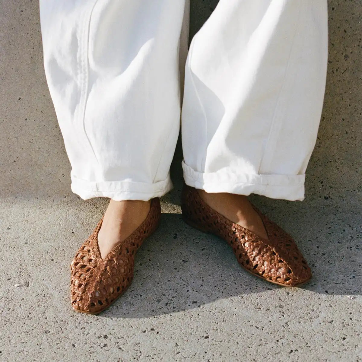 The Woven Paz - Saddle Woven Leather