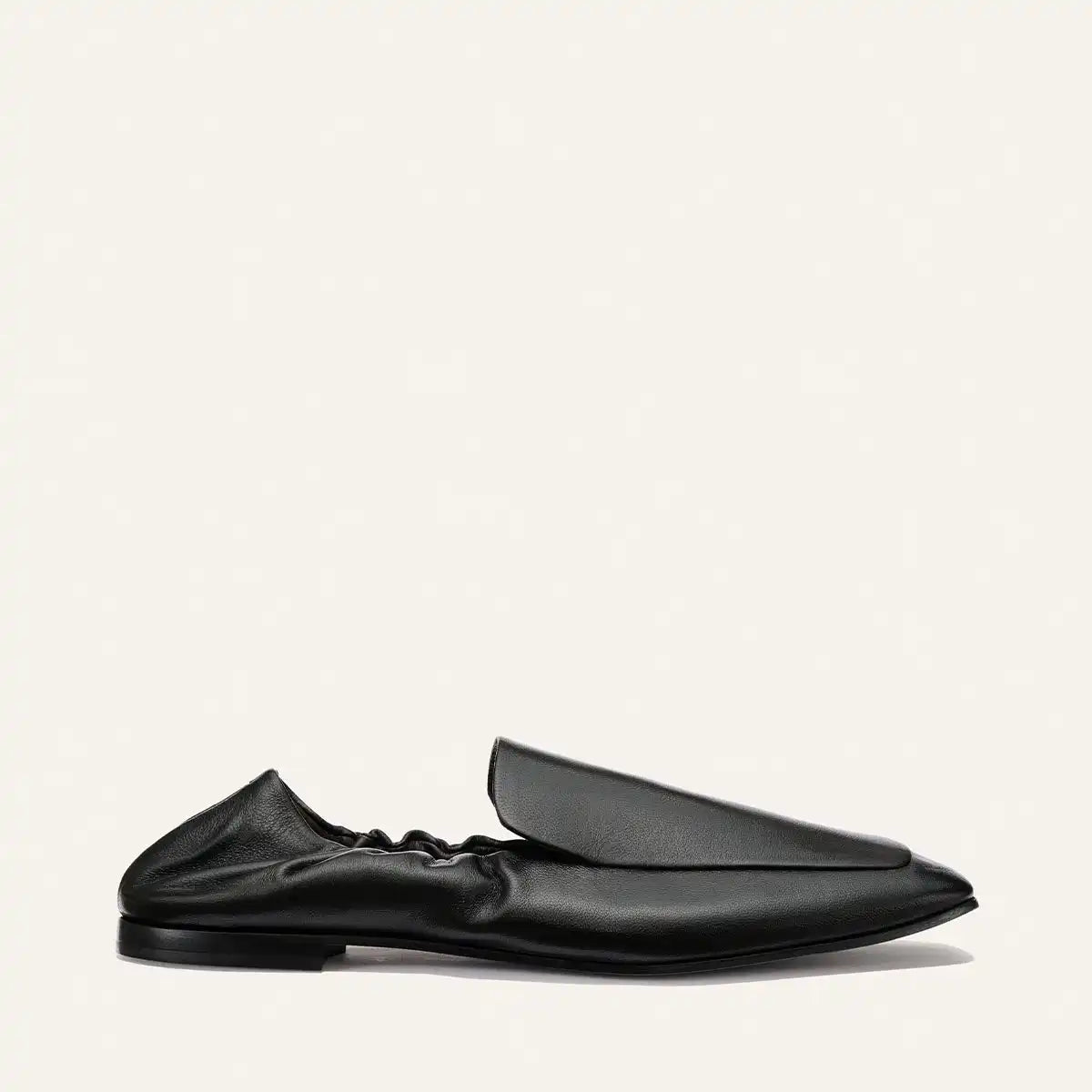 The Studio Loafer - Black Nappa