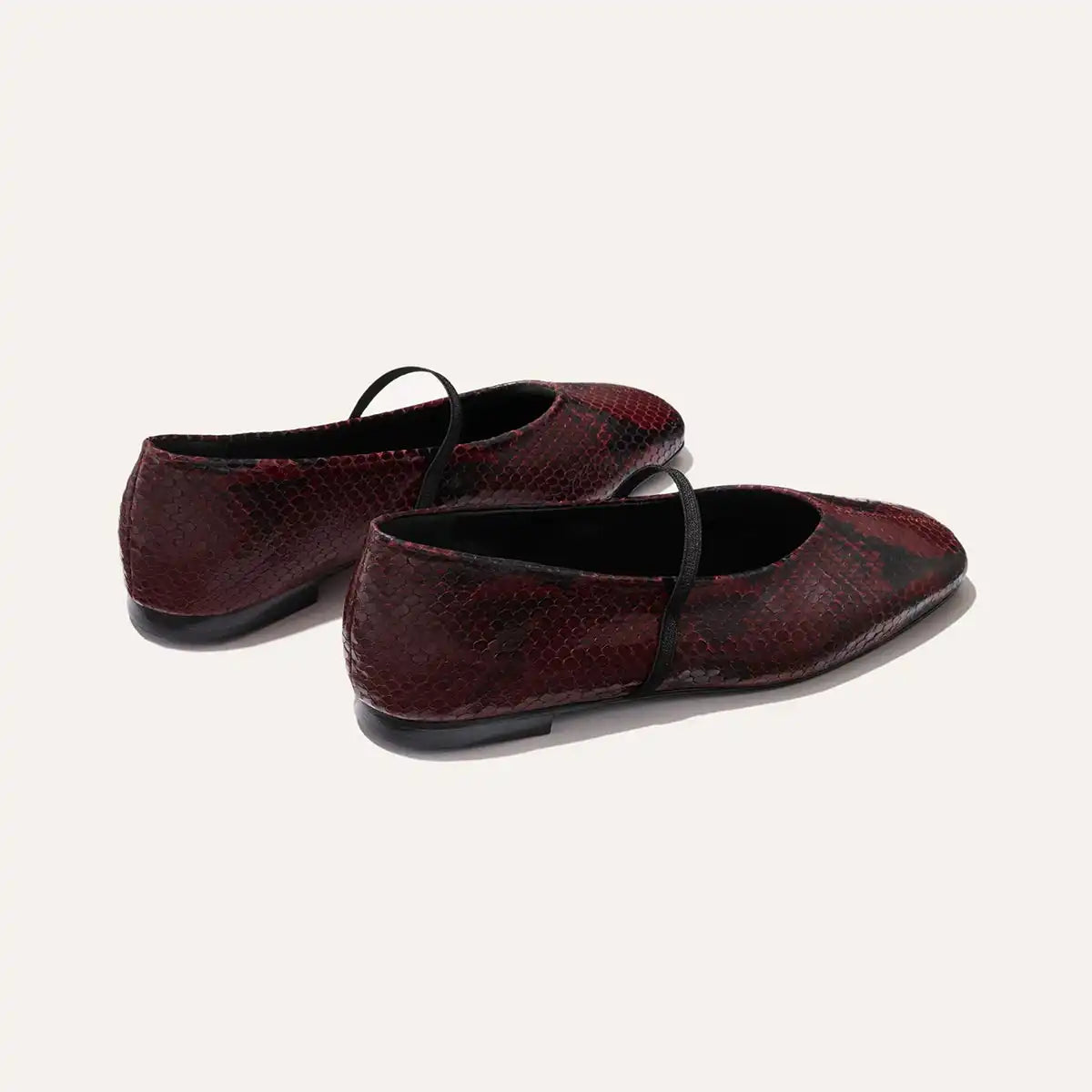 The Phoebe - Burgundy Python Embossed