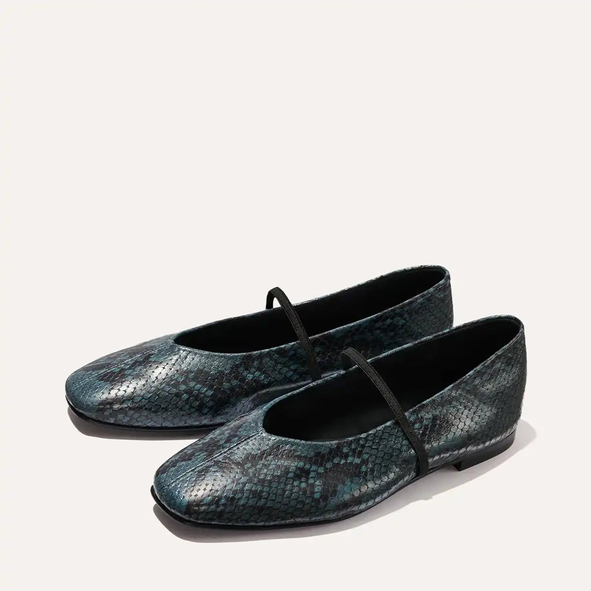 The Phoebe - Aqua Python Embossed
