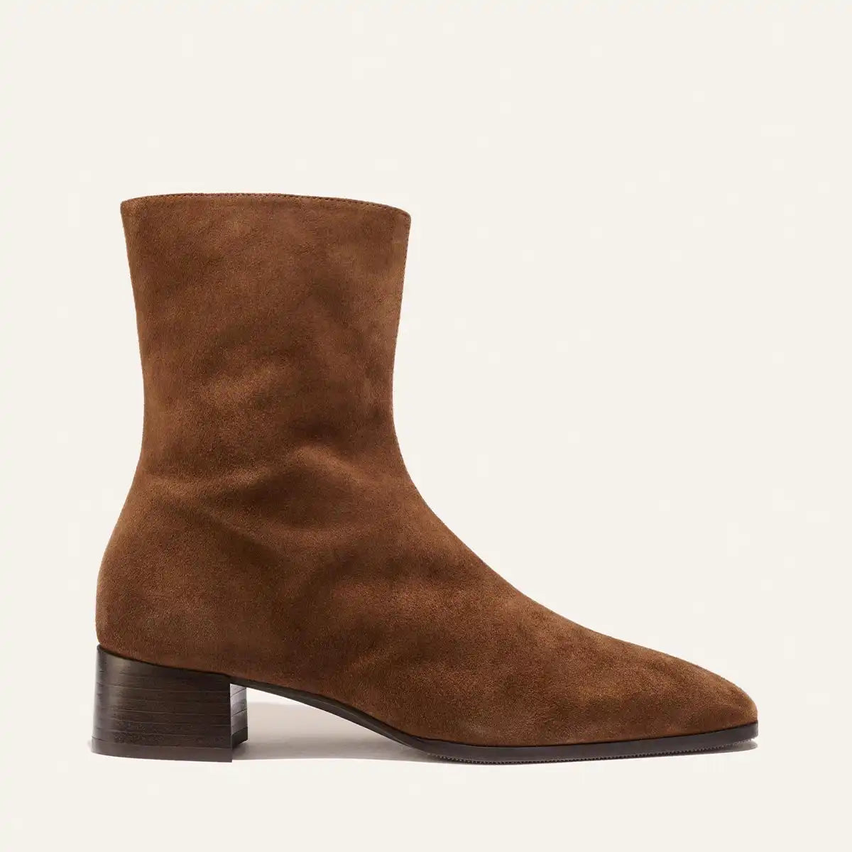 The Phoebe Boot - Ganache Suede