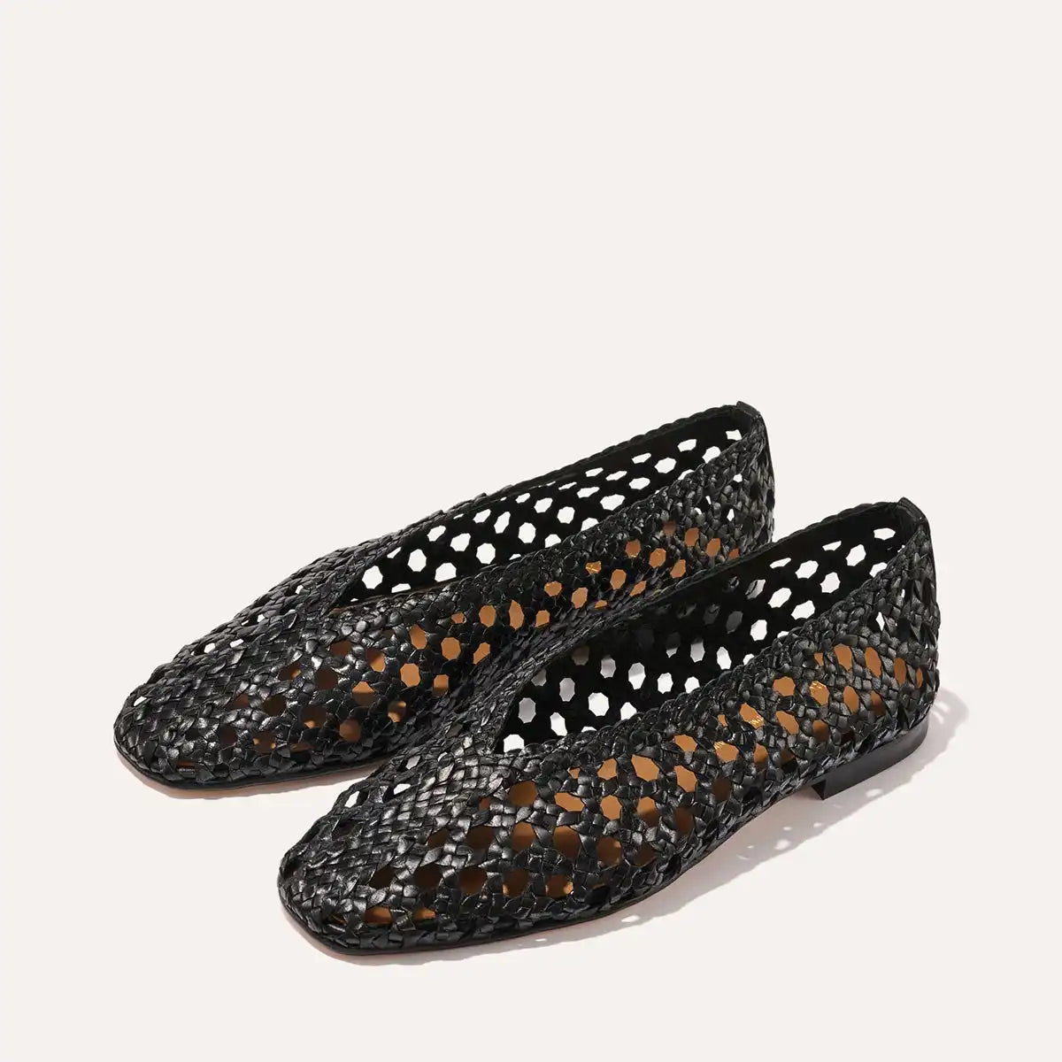 The Woven Paz - Black Woven Leather