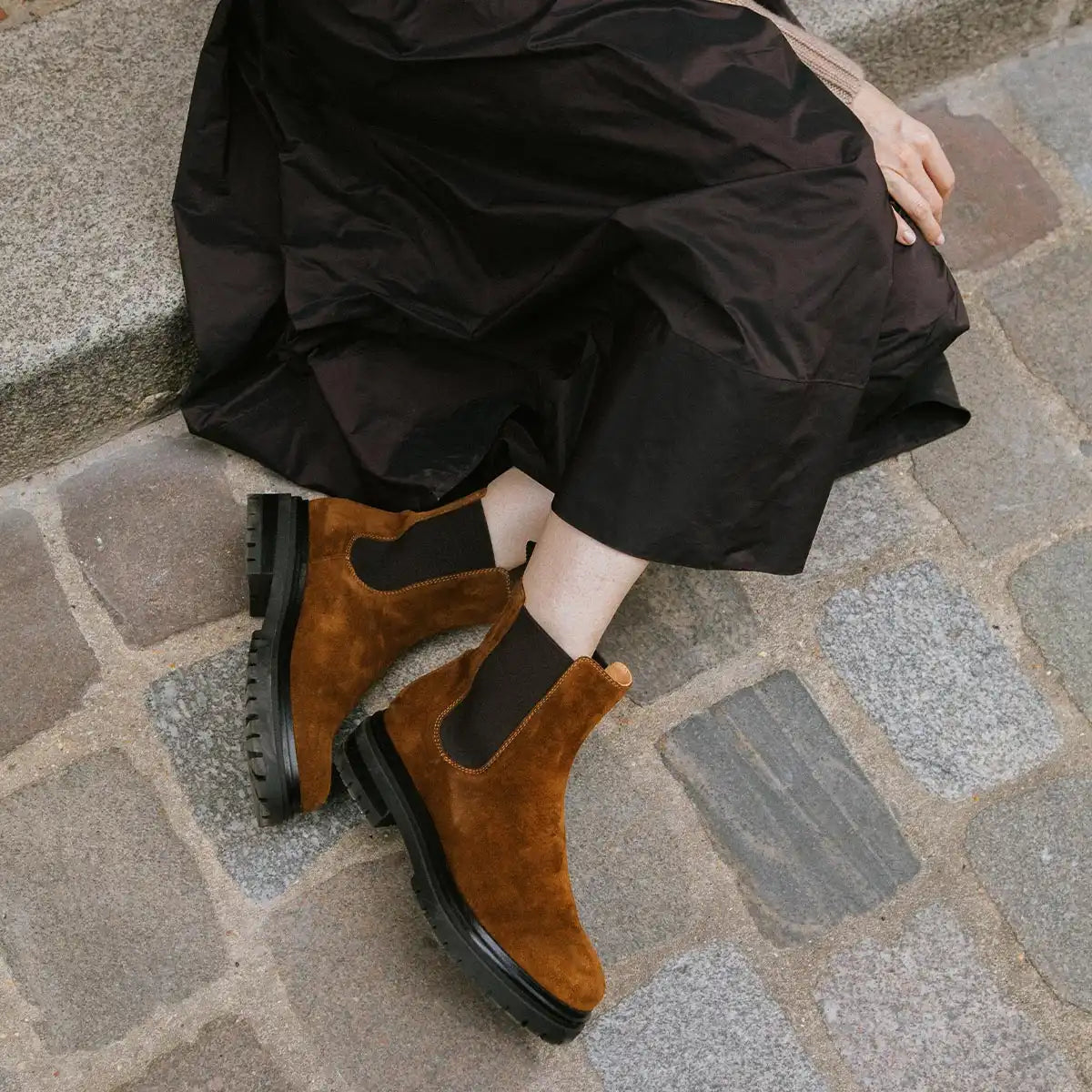 The West Chelsea Boot - Cedar Suede